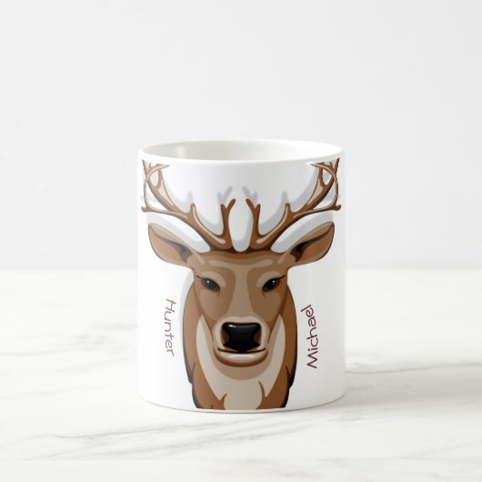 Tasse de chasse de chasseur de cerfs communs (Centre)