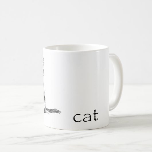 Tasse de "chat" (Devant droit)