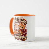 Tasse de chat automnal confortable avec vibrations (Devant gauche)