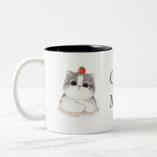 Tasse de chat bonjour