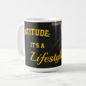 Tasse de chat catitude c'est un style de vie (Devant gauche)