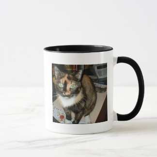 Tasse de chat de calicot