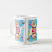 tasse de chat de Carte-playing Valentine, de (Devant gauche)