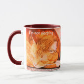 Tasse de chat de gingembre personnalisée par (Gauche)