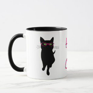 Tasse de chat de hanche