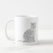 Tasse de chat de langues du monde (Gauche)