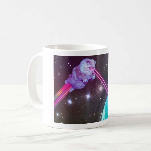 Tasse de chat de laser (Devant gauche)