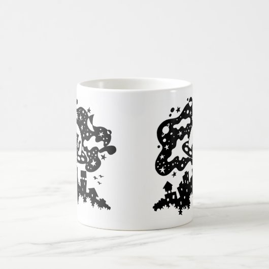 Tasse de chat de l'espace (Centre)