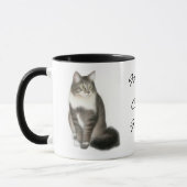 Tasse de chat de maman de ragondin du Maine (Gauche)
