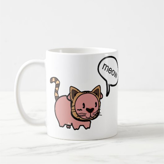 Tasse de chat de Meow (Gauche)
