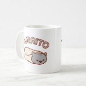 Tasse de chat de PURRITO - burrito de chat (Devant gauche)