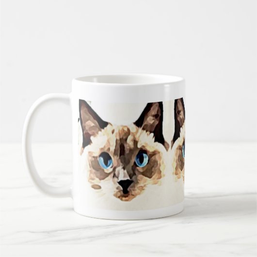Tasse de chat de Ragdoll (Gauche)