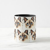 Tasse de chat de Ragdoll (Centre)