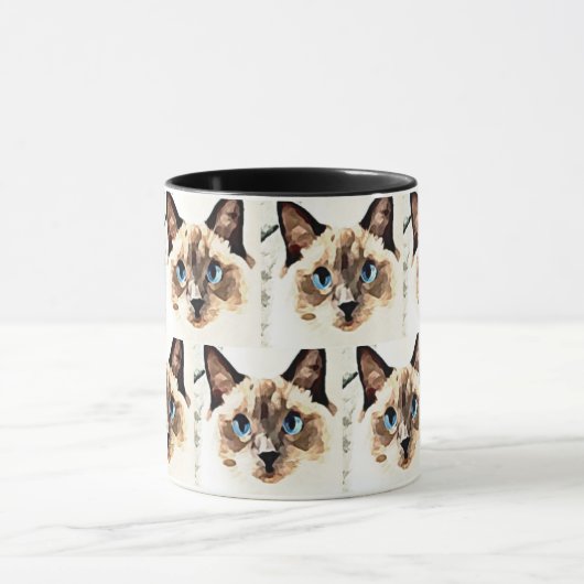 Tasse de chat de Ragdoll (Centre)