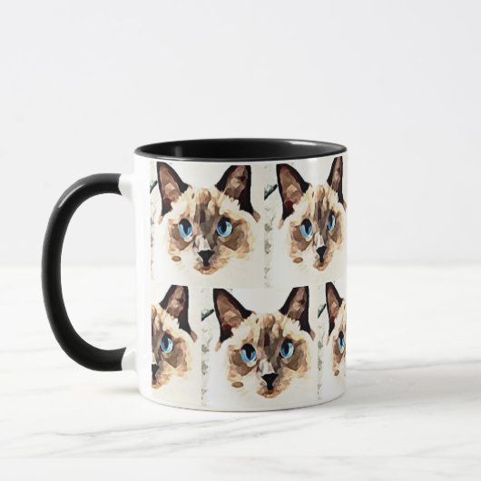 Tasse de chat de Ragdoll (Gauche)