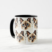 Tasse de chat de Ragdoll (Devant gauche)