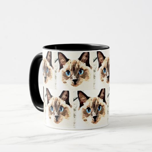Tasse de chat de Ragdoll (Devant gauche)