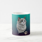 Tasse de chat de Ragdoll Kitty (Centre)