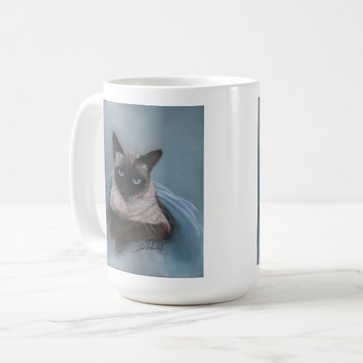 Tasse de chat de Siamese (Devant gauche)