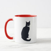 Tasse de chat de smoking (Gauche)