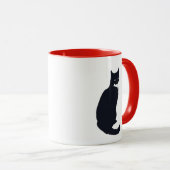 Tasse de chat de smoking (Devant droit)