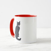Tasse de chat de smoking (Devant gauche)