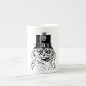 Tasse de chat de Steampunk, Kitty dans le (Devant)