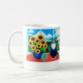 Tasse de chat de tournesol (Gauche)