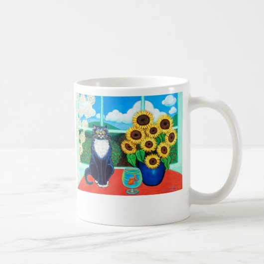 Tasse de chat de tournesol (Droite)