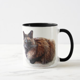 Tasse de chat d'écaille