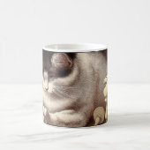 Tasse de chat d'échecs (Centre)