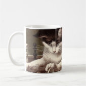 Tasse de chat d'échecs (Gauche)