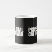 Tasse de chat drôle de concierge de chat professio (Centre)