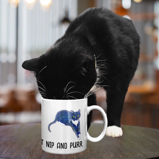 tasse de chat et purr pour amoureux de les chats