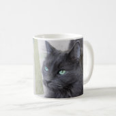 Tasse de chat gris (Devant droit)