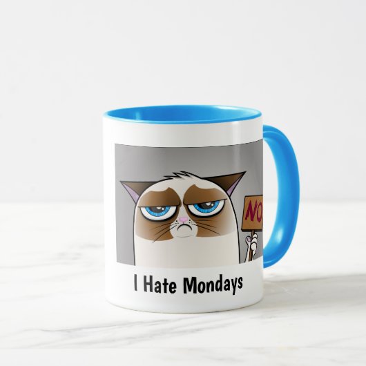 Tasse de chat grumpy (Devant droit)