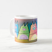 Tasse de chat - les chats de sourire (Devant gauche)