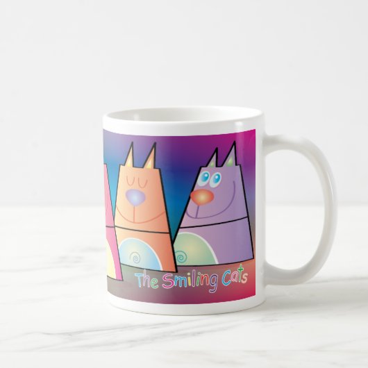 Tasse de chat - les chats de sourire (Droite)