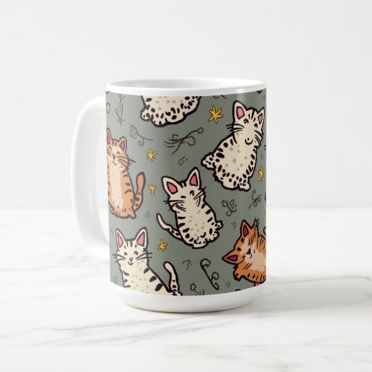 tasse de chat mignon (Devant gauche)