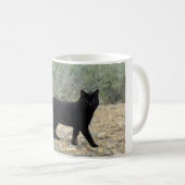 Tasse de chat noir (Devant droit)