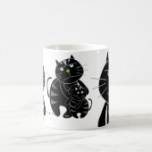 Tasse de chat noir (Centre)