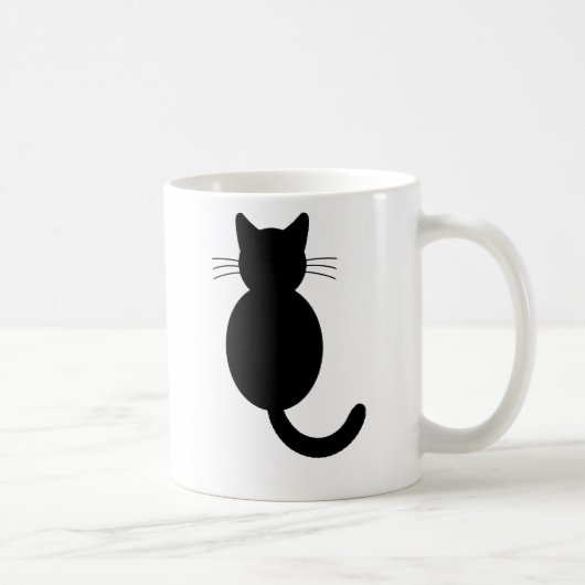 Tasse de chat noir (Droite)