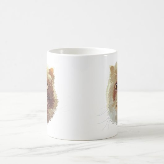 Tasse de chat persan - chat orange (Centre)