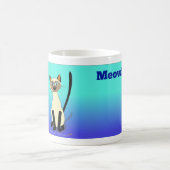 Tasse de chat siamois (bleue) (Centre)