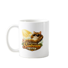 Tasse de chat testeuse de rayon de soleil professi