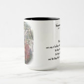 Tasse de château de Hormann avec le poème de (Centre)