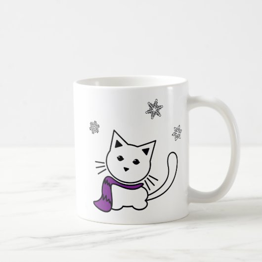 Tasse de chaton d'hiver (Droite)