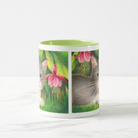 Tasse "de chaton fuchsia" (Centre)
