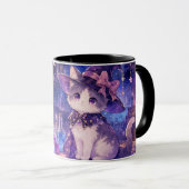 Tasse de chaton sorcière mignon (Devant droit)