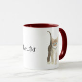 Tasse de chaton tigré parfait (Devant droit)